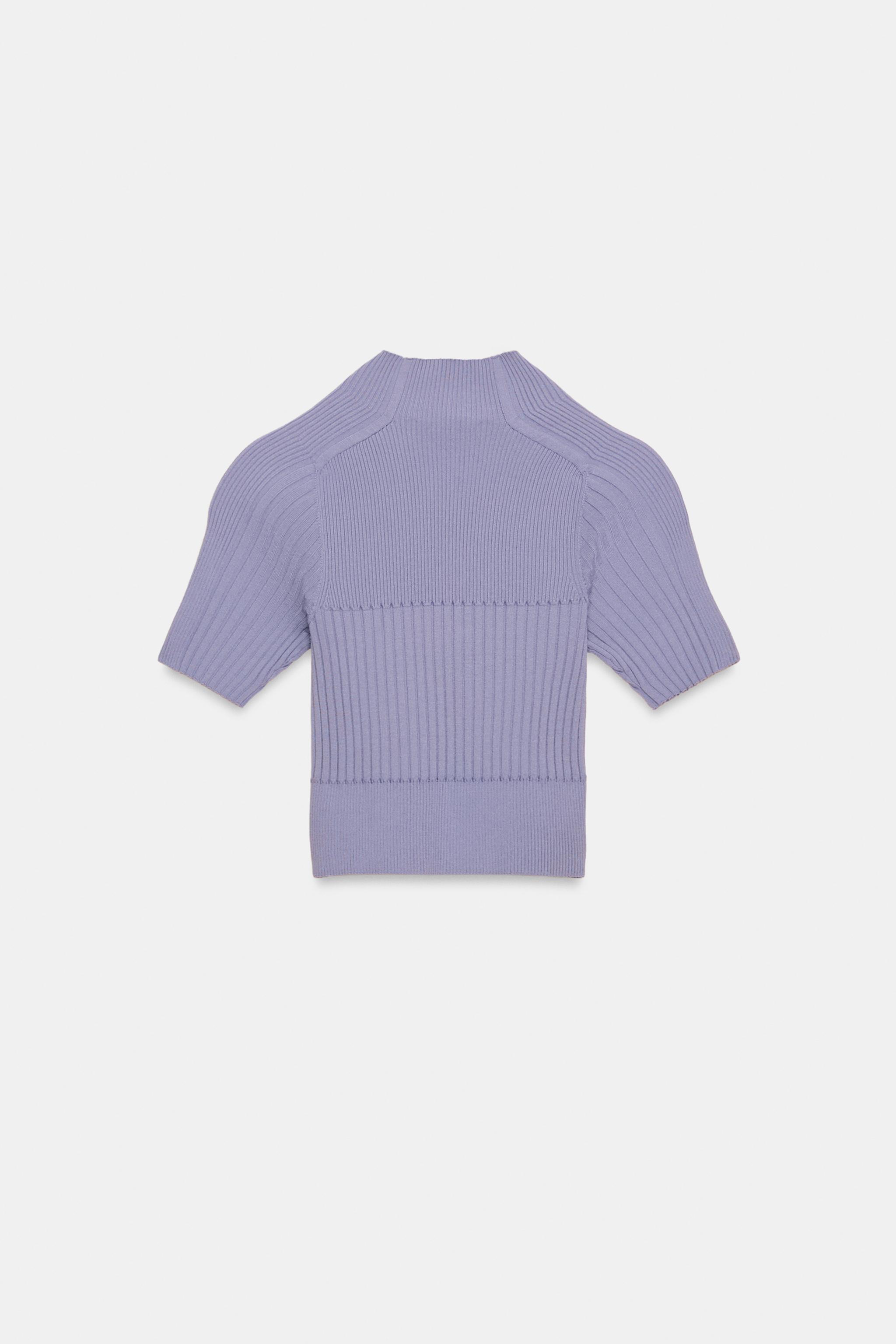 RIB KNIT CROP TOP